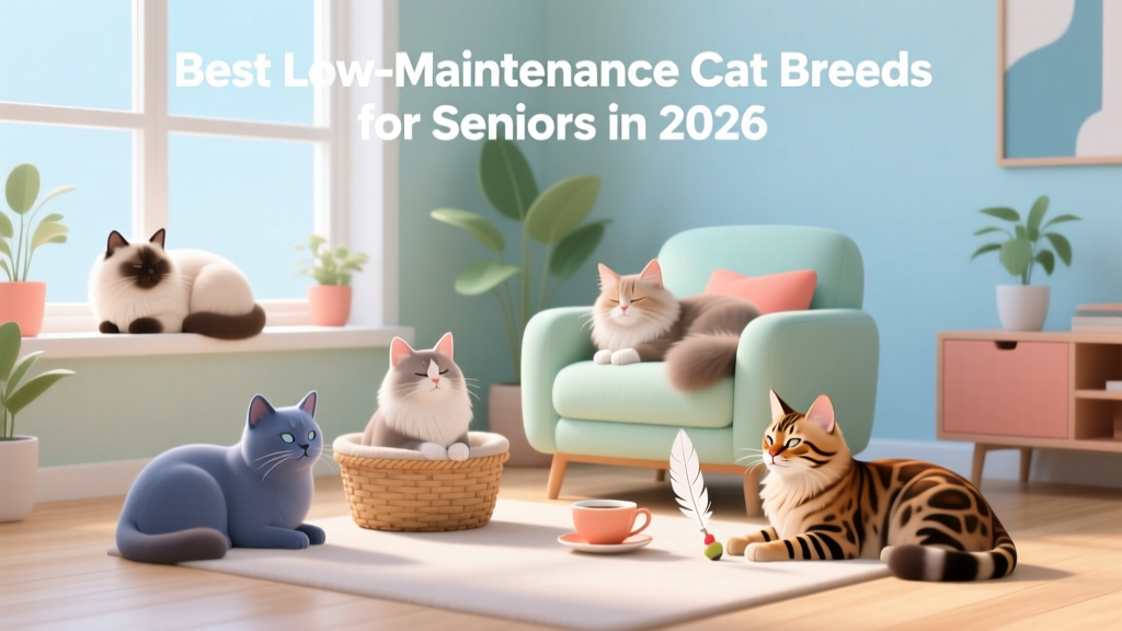 Best Low-Maintenance Cat Breeds for Seniors in 2026