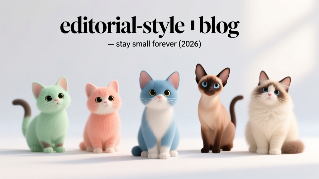 Tiny Cat Breeds That Stay Small Forever (2026)