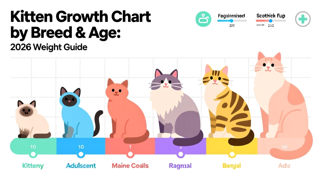 Kitten Growth Chart by Breed & Age: 2026 Weight Guide