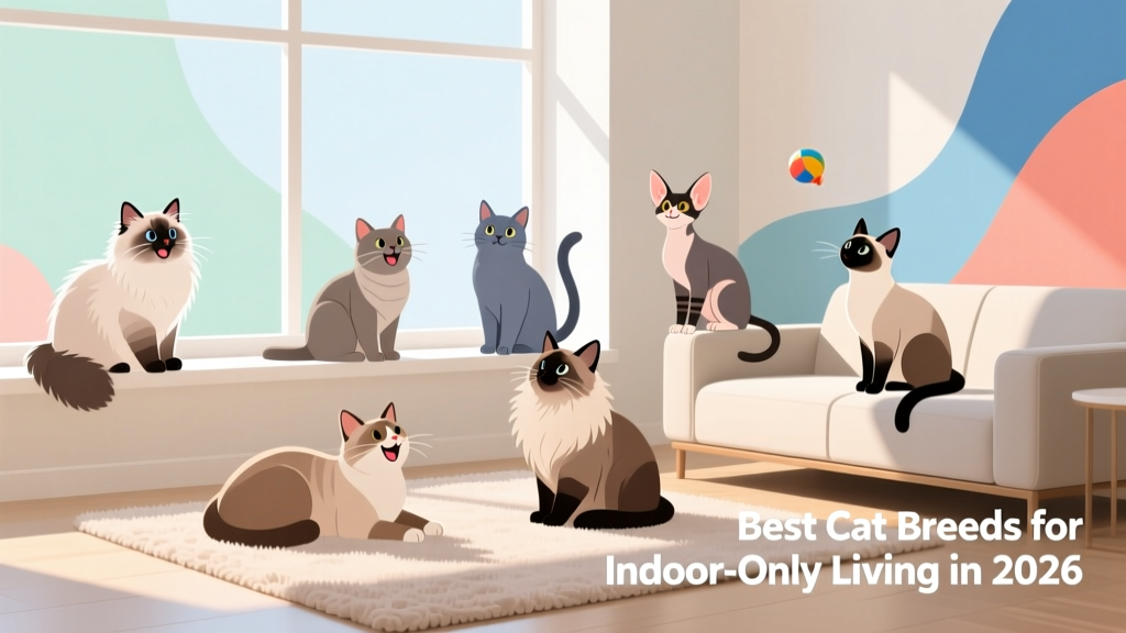 Best Cat Breeds for Indoor-Only Living in 2026