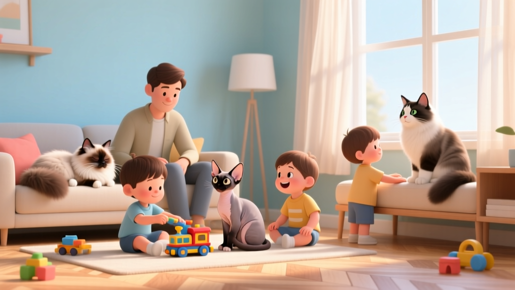 Best Cat Breeds for Families with Young Children in 2026