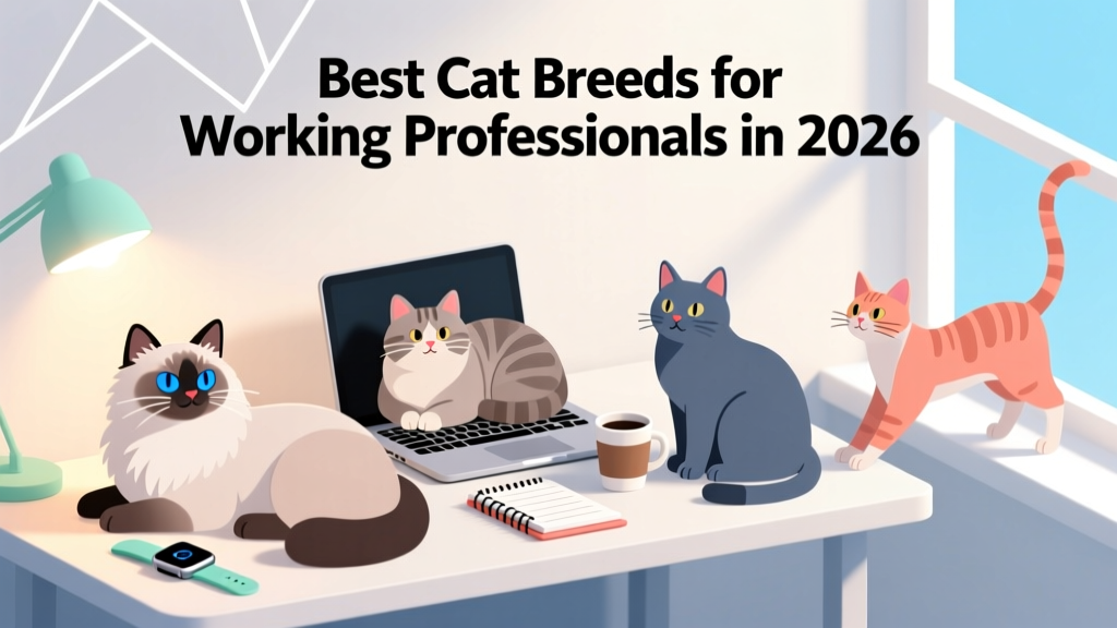 Best Cat Breeds for Working Professionals in 2026
