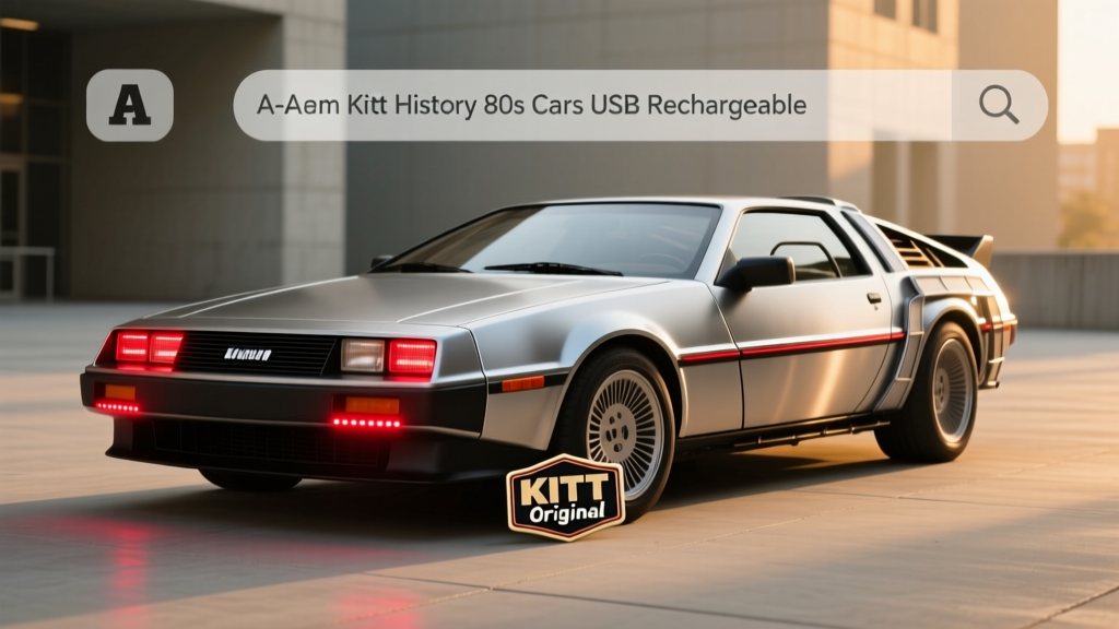 You’re Not Alone: Why Thousands of 'A-Team Kitt History 80s Cars USB Rechargeable' Searches Are Actually Looking for Knight Rider Collectibles — And How to Spot the Real Deal Before You Waste $89 on a Fake KITT Toy