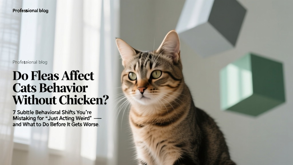 Do Fleas Affect Cats Behavior Without Chicken? 7 Subtle Behavioral Shifts You’re Mistaking for ‘Just Acting Weird’ — and What to Do Before It Gets Worse