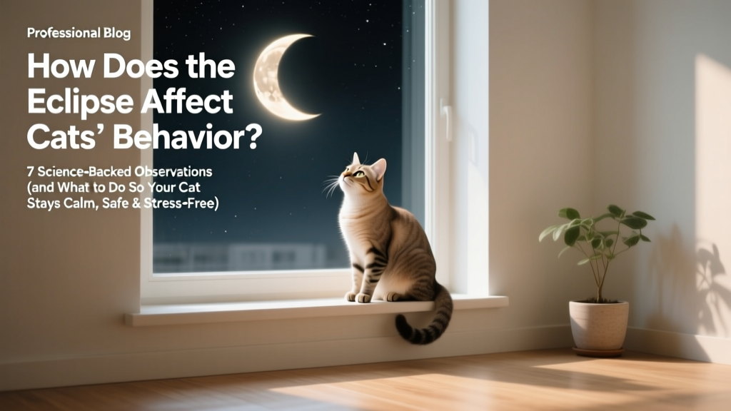 How Does the Eclipse Affect Cats Behavior? 7 Science-Backed Observations (and What to Do So Your Cat Stays Calm, Safe & Stress-Free)