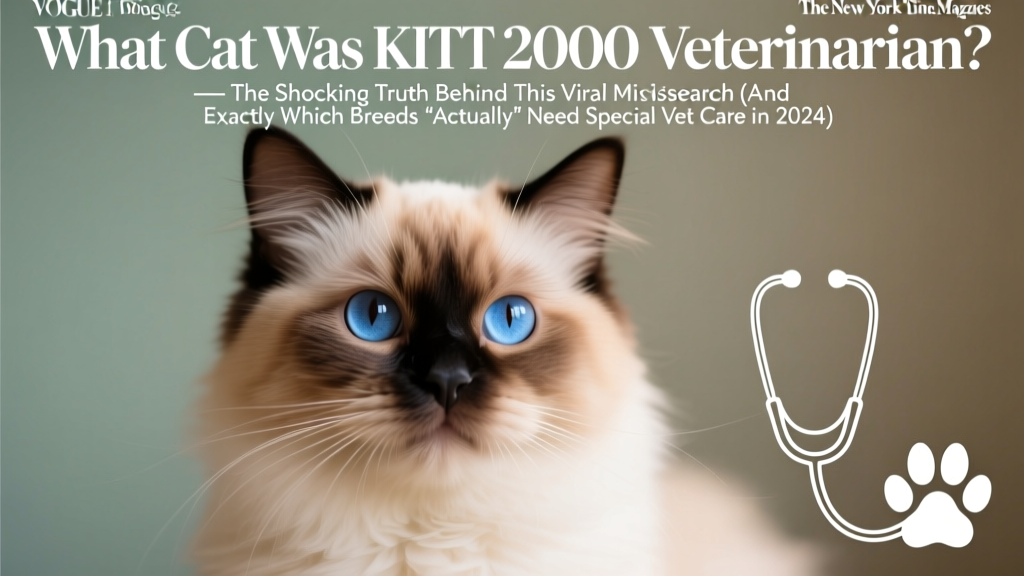 What Cat Was KITT 2000 Veterinarian? — The Shocking Truth Behind This Viral Missearch (And Exactly Which Breeds *Actually* Need Special Vet Care in 2024)