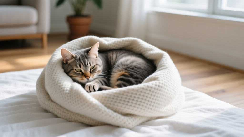 What Is Cat Nesting Behavior Natural? 7 Surprising Truths Your Vet Won’t Tell You (But Should) — From Stress Signals to Maternal Instincts & Why Your Cat Chooses That One Blanket Every Time