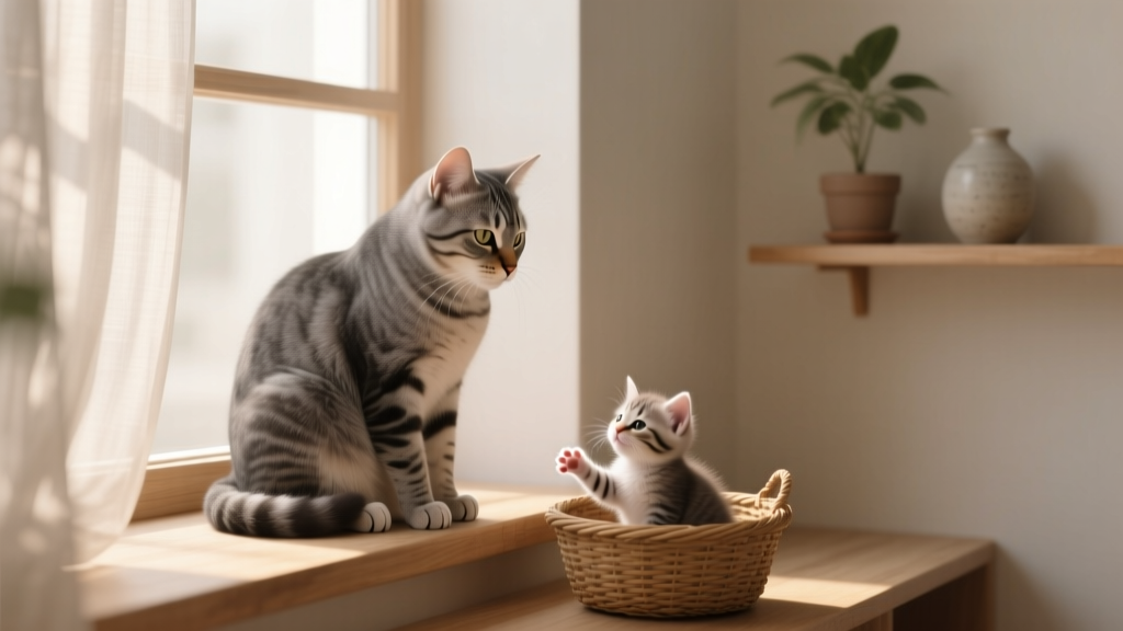 Why Cats Change Behavior for Kittens: 7 Surprising, Science-Backed Reasons Your Adult Cat Is Suddenly Protective, Withdrawn, or Obsessed — And What to Do Before Stress Turns Into Aggression