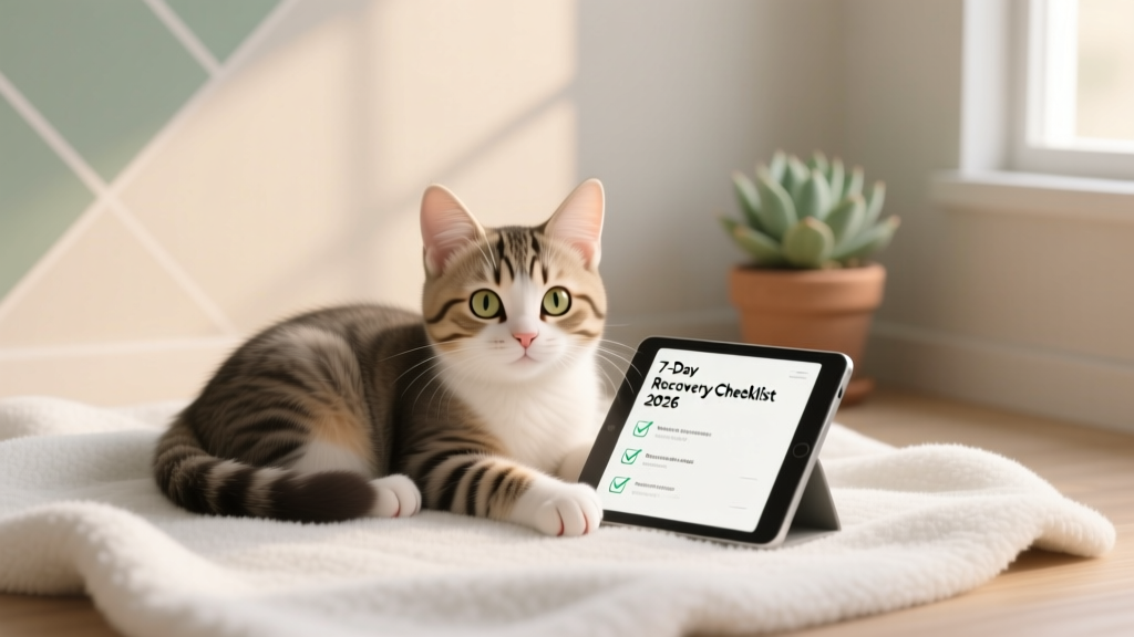 What Care for Spayed Kitten 2026: The 7-Day Recovery Checklist Every New Owner Needs (No Vet Visits Required After Day 3 — If You Do These 5 Things Right)