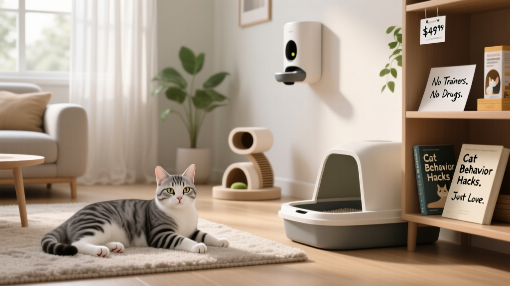Is cat behavior modification affordable for indoor cats? Yes—here’s exactly how to fix common issues (like litter box avoidance or nighttime zoomies) for under $50, without trainers, drugs, or surrendering your sanity—or your cat.