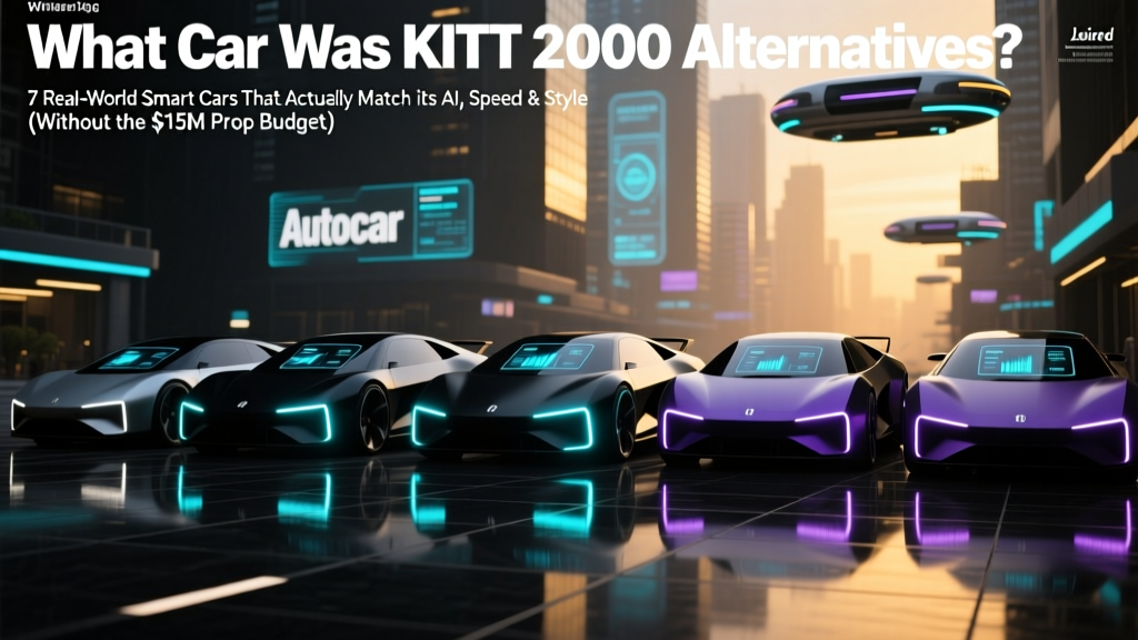 What Car Was KITT 2000 Alternatives? 7 Real-World Smart Cars That Actually Match Its AI, Speed & Style (Without the $15M Prop Budget)