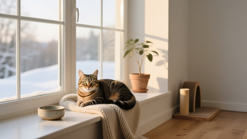 How to Stop Cat Behavior Winter Care Woes: 7 Science-Backed Fixes That Actually Work (No More Nighttime Zoomies, Litter Box Avoidance, or Destructive Scratching When It’s Cold Outside)