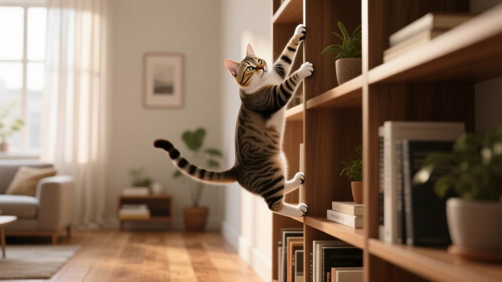 What Behaviors Do Cats Do for Climbing? 7 Instinctive Moves You’re Probably Misreading — And Why Your Cat Isn’t ‘Just Playing’ on That Bookshelf