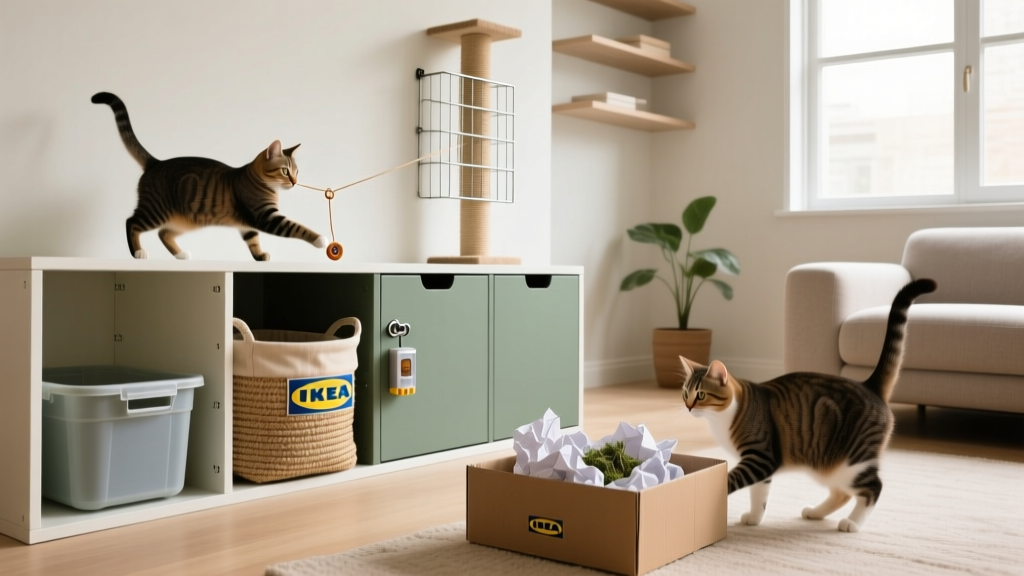 Is Cat Behavior Modification Affordable IKEA? Yes—Here’s Exactly How to Repurpose $15–$40 IKEA Items Into Vet-Approved Training Tools (Without Buying Expensive Gear)
