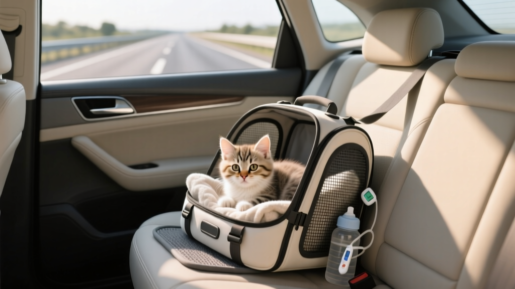 Can a long car ride kill a kitten? Yes — but only if unprepared. Here’s the exact 7-step safety protocol veterinarians use to protect kittens under 16 weeks during road trips (with timing windows, symptom red flags, and gear checklist).