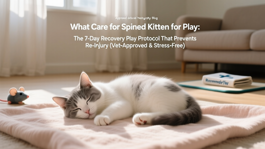 What Care for Spayed Kitten for Play: The 7-Day Recovery Play Protocol That Prevents Re-Injury (Vet-Approved & Stress-Free)