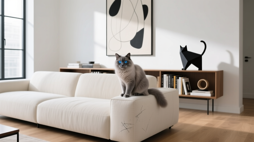 How to Stop Cat Behavior Luxury: The Truth About Why Your 'High-End' Cat Is Scratching Your $2,800 Sofa (and Exactly What to Do Instead of Buying More Expensive Toys)