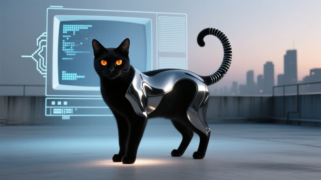 You’re Not Crazy—There’s No ‘KITT Cat’ Breed (Here’s Why Everyone Thinks There Is + The Real 80s-Era Cat Breeds That Match That Sleek, High-Tech Vibe)
