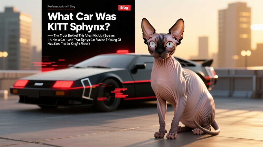 What Car Was KITT Sphynx? — The Truth Behind This Viral Mix-Up (Spoiler: It’s Not a Car — and That Sphynx Cat You’re Thinking Of Has Zero Ties to Knight Rider)