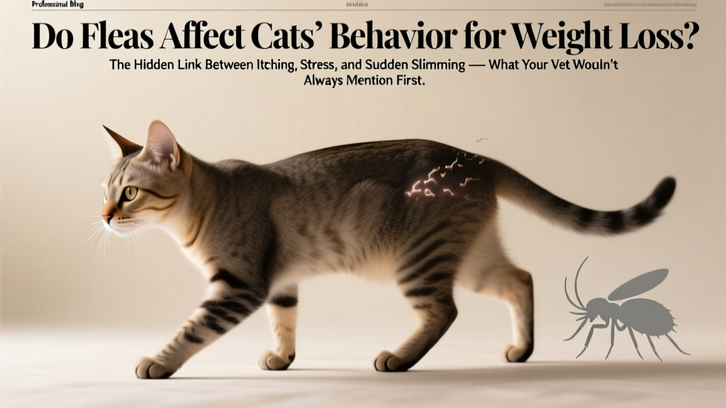 Do Fleas Affect Cats Behavior for Weight Loss? The Hidden Link Between Itching, Stress, and Sudden Slimming — What Your Vet Won’t Always Mention First