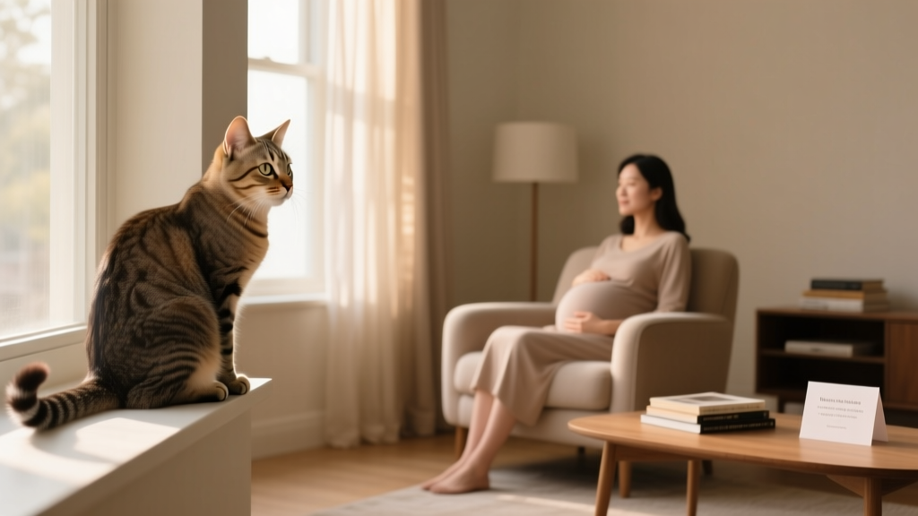 How Does a Cat's Behavior Change When Owner Is Pregnant? 7 Real Behavioral Shifts You’ll Notice (and What They *Actually* Mean — Not Just ‘They Sense It’)