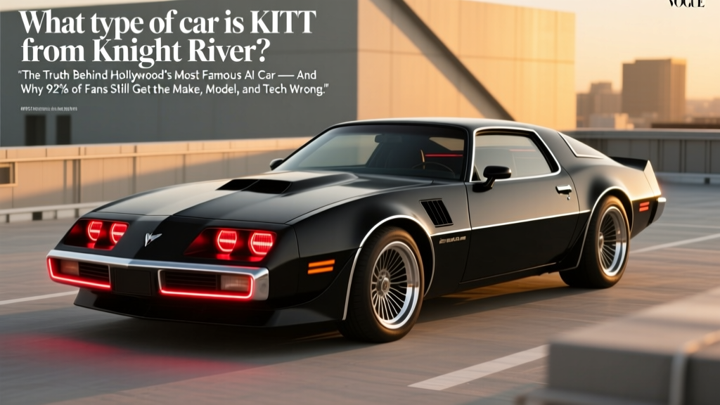 What type of car is KITT from Knight Rider? The Truth Behind Hollywood’s Most Famous AI Car — And Why 92% of Fans Still Get the Make, Model, and Tech Wrong
