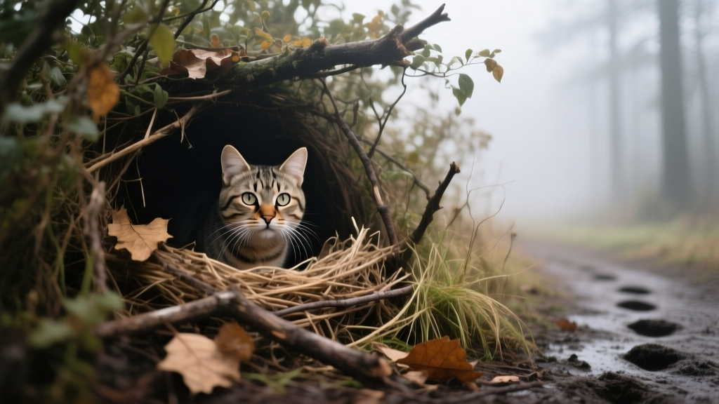 What Is Cat Nesting Behavior for Outdoor Cats? 7 Hidden Reasons Your Feral or Free-Roaming Cat Builds Secret Nests (And When It Signals Danger)