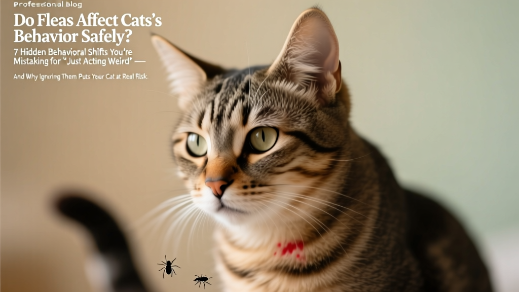 Do Fleas Affect Cats’ Behavior Safely? 7 Hidden Behavioral Shifts You’re Mistaking for ‘Just Acting Weird’ — And Why Ignoring Them Puts Your Cat at Real Risk