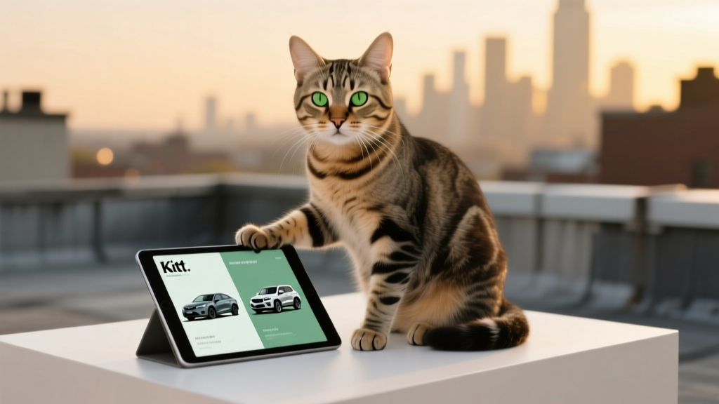 Who Owns Kitt the Car Comparison Cat? The Real Story Behind the Viral Tabby — Not a Brand, Not a Robot, Just One Very Opinionated Rescue Cat (and How His Owner Built a $250K+ Pet Media Empire)