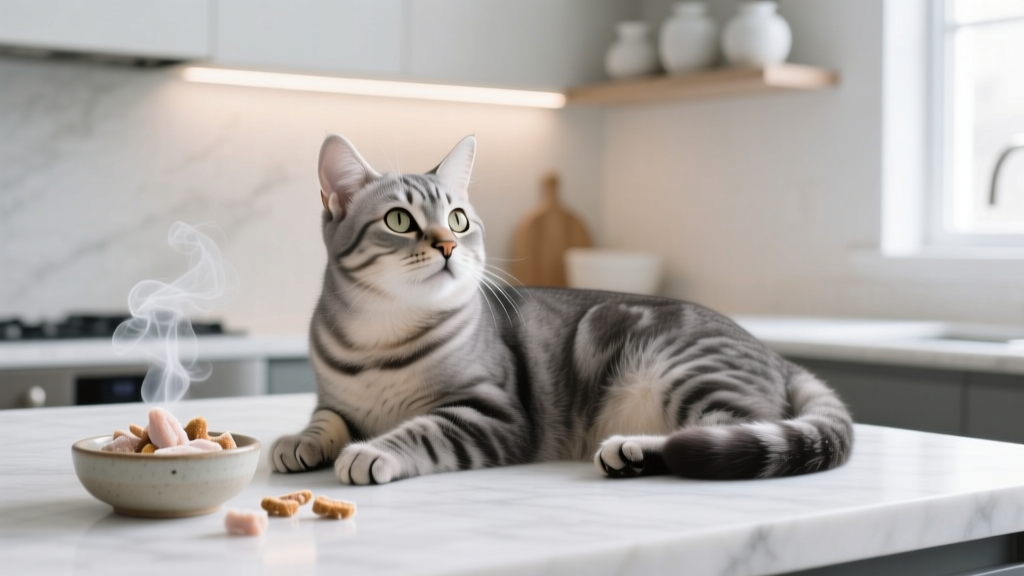 Why Your Cat Stares, Twitches, or Hides After Eating Freeze-Dried Treats: A Behavior Decoder Guide That Solves Confusion in Under 7 Minutes