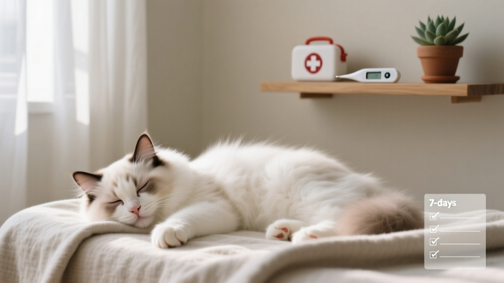 What Care for Spayed Kitten Ragdoll: Your 7-Day Recovery Checklist (Vet-Approved Steps to Prevent Complications & Speed Healing)