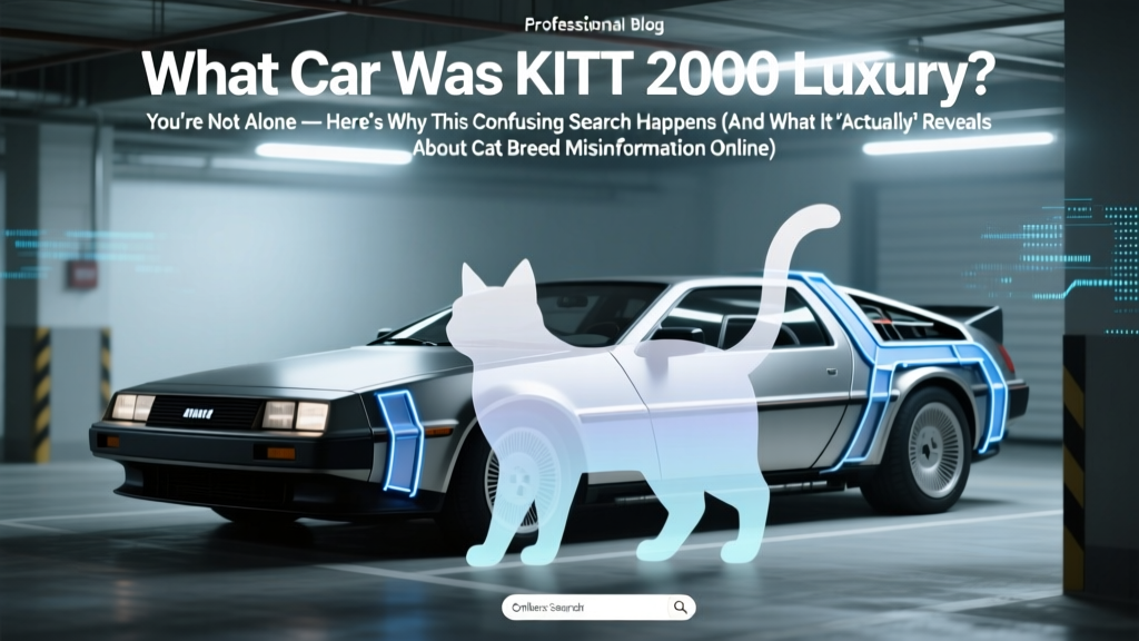 What Car Was KITT 2000 Luxury? You’re Not Alone — Here’s Why This Confusing Search Happens (And What It *Actually* Reveals About Cat Breed Misinformation Online)