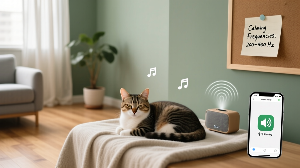 Does music affect cats' behavior affordably? Yes — here’s exactly how to use low-cost sound therapy (under $25) to calm anxiety, reduce stress-related scratching, and improve sleep — no vet referral needed.