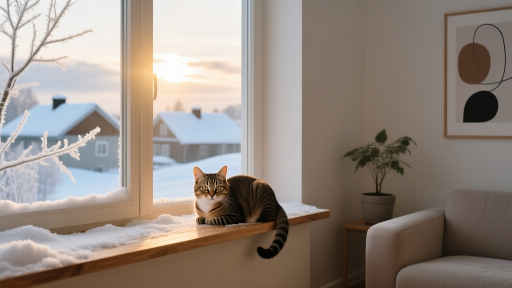 Why Is My Cat Hissing More in Winter? 7 Surprising Behavioral Triggers You’re Overlooking — Plus a Stress-Proof Winter Care Checklist That Actually Works