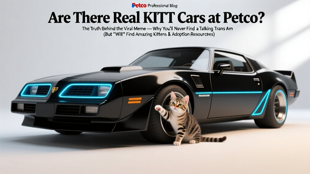 Are There Real KITT Cars at Petco? The Truth Behind the Viral Meme — Why You’ll Never Find a Talking Trans Am (But *Will* Find Amazing Kittens & Adoption Resources)
