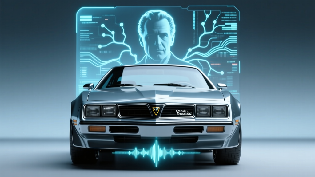 Who voiced KITT the car classic? The surprising truth behind that iconic voice — and why William Daniels’ calm, dry delivery wasn’t just acting… it was behavioral engineering for AI trust in 1982.