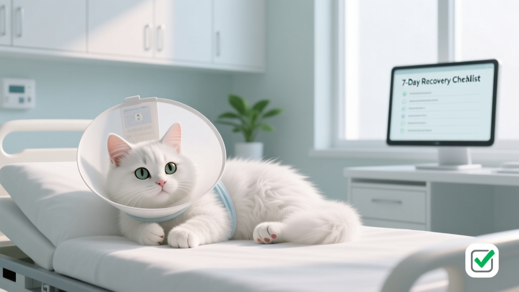 How to Care for a Kitten After Being Spayed: Your 7-Day Recovery Checklist (Vet-Approved Steps to Prevent Licking, Stress, and Complications)