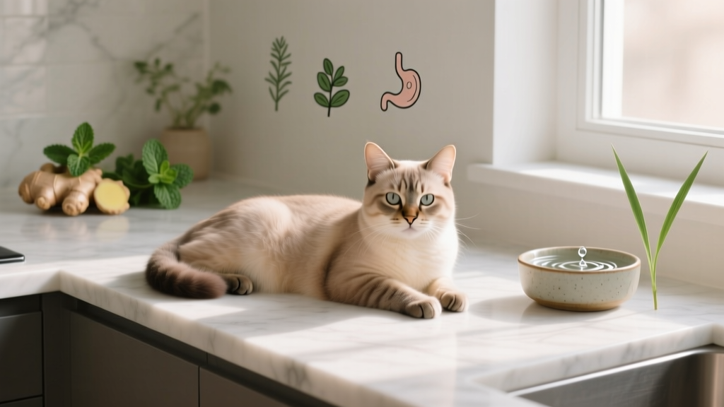 How to Discourage Cat Behavior for Digestion: 7 Vet-Approved, Low-Stress Tactics That Stop Overgrooming, Grass-Chewing, and Garbage-Sniffing Before They Trigger Vomiting, Diarrhea, or Obstruction