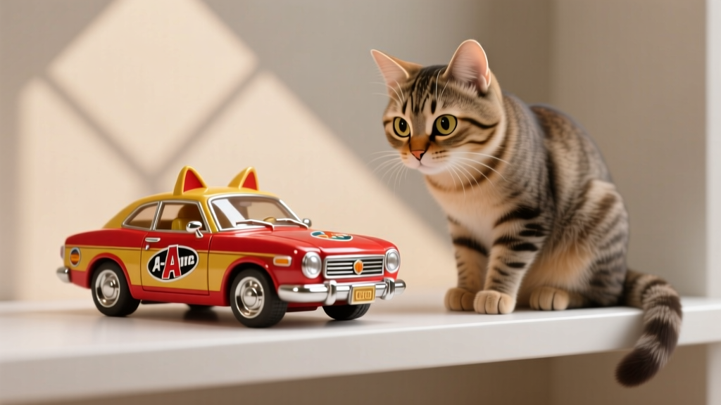 Why Your Cat Stares at That Retro A-Team Kitt Toy From Petco: The Real Behavioral Science Behind 80s Car-Themed Cat Toys (And What It Reveals About Their Hunting Instincts)