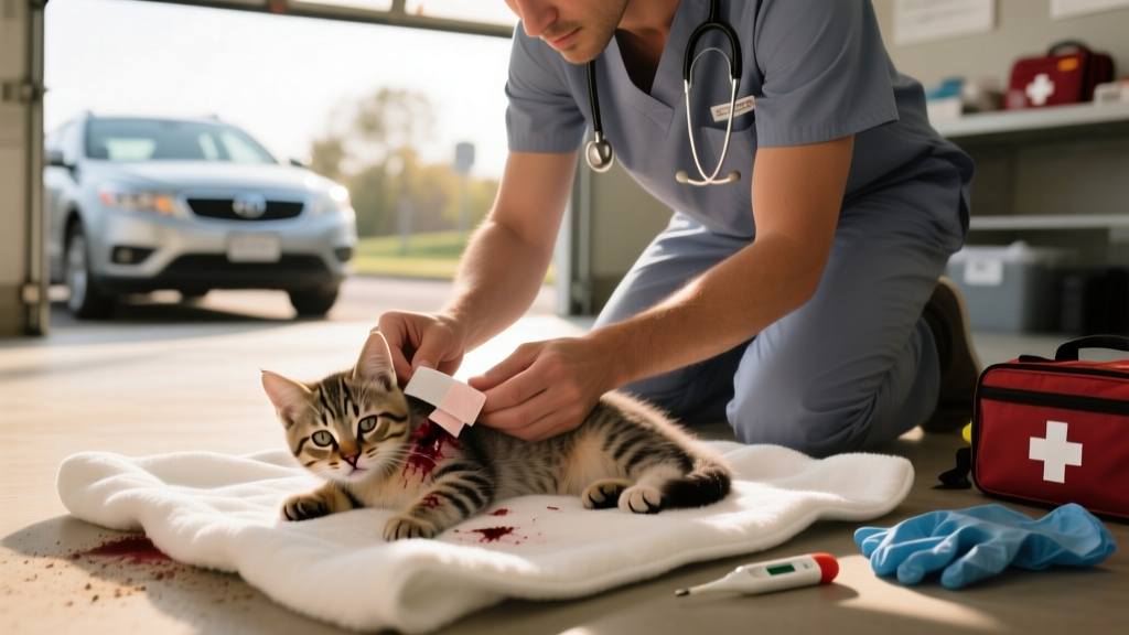 How to Help Kitten Hit by Car: 7 Critical First-Aid Steps You Must Take in the First 10 Minutes (Veterinarian-Approved & Life-Saving)