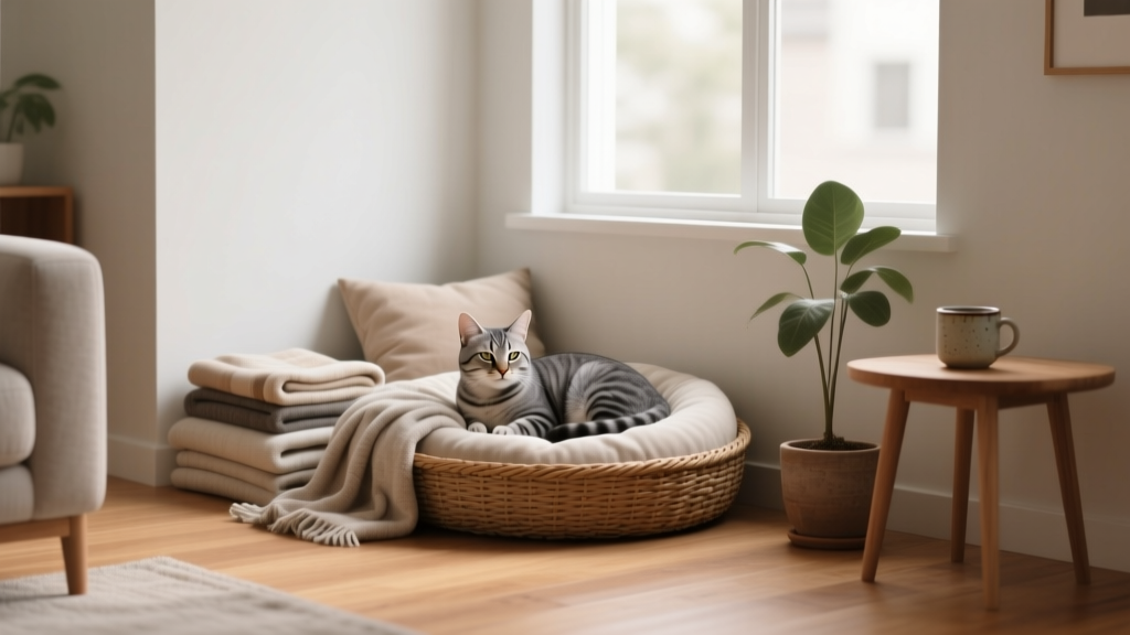 What Is Cat Nesting Behavior DIY? 7 Science-Backed, Low-Cost Ways to Build Safe, Stress-Reducing Nesting Spots (No Sewing or Special Tools Required)
