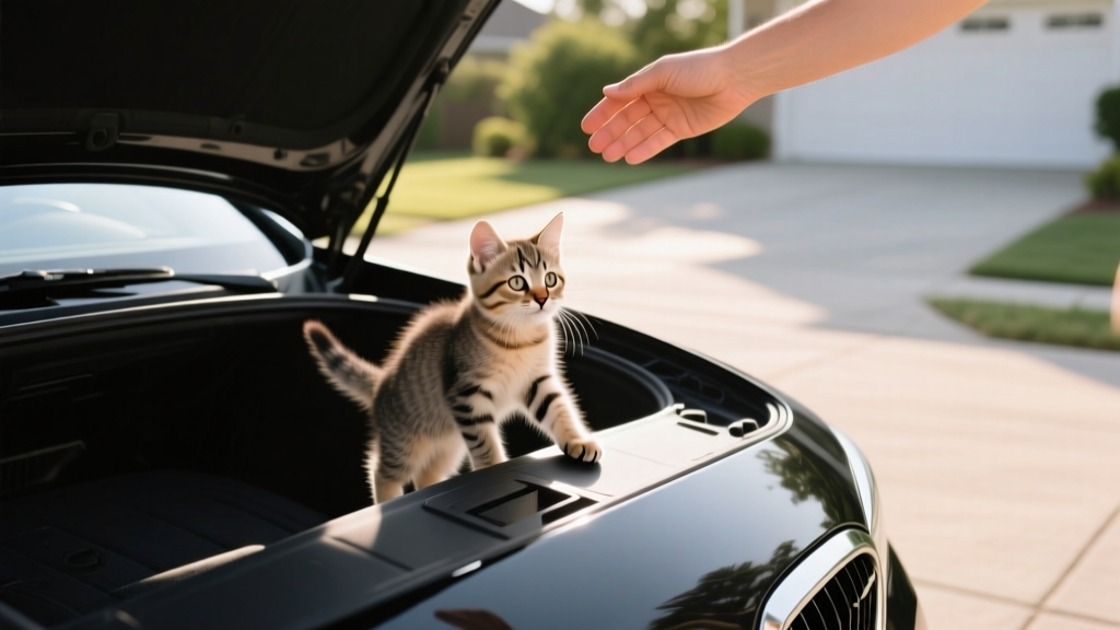 How to Get Kitten Out of Hood of Car Safely: 7 Calm, Vet-Approved Steps That Prevent Panic, Injury, and Repeat Incidents (Most People Skip #4)