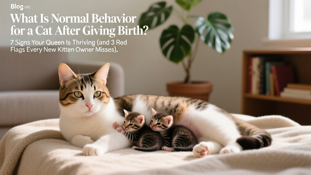 What Is Normal Behavior for a Cat After Giving Birth? 7 Signs Your Queen Is Thriving (and 3 Red Flags Every New Kitten Owner Misses)