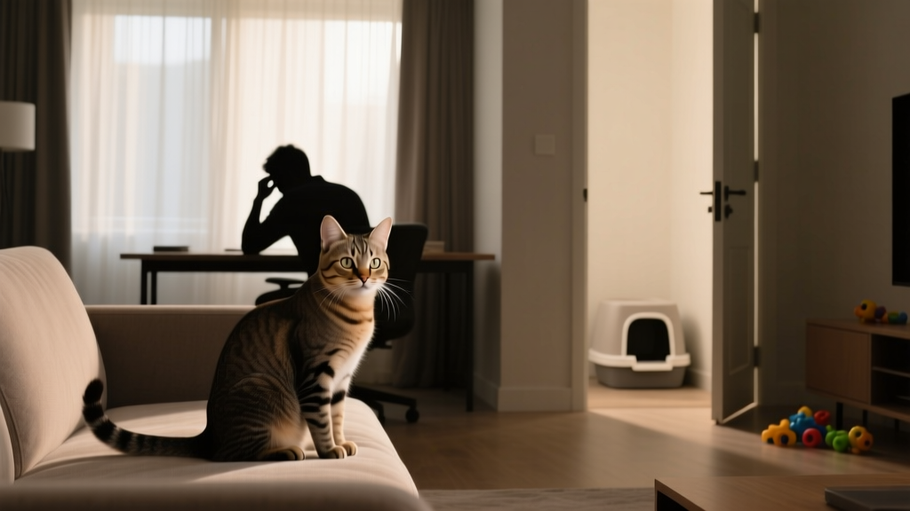Can My Stress Affect My Cat’s Behavior? Yes — Here’s Exactly How Your Anxiety Shows Up in Their Hiding, Meowing, Litter Box Habits, and Aggression (Backed by Veterinary Behaviorists)