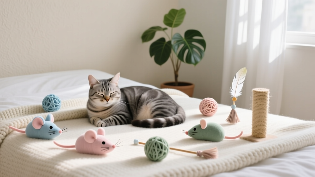 What Are Best Cat Toys for Sleeping? 7 Vet-Approved Calming Toys That Actually Help Your Cat Drift Off (No More Midnight Zoomies or Restless Pacing)