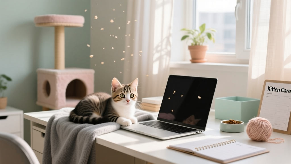 How to Care for a Kitten When You Work Full-Time: 7 Realistic, Vet-Approved Strategies That Prevent Loneliness, Destructive Behavior, and Stress—Even With a 9-to-5 (No Pet Sitter Required)