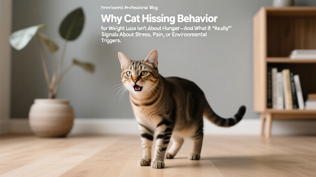 Why Cat Hissing Behavior for Weight Loss Isn’t About Hunger—And What It *Really* Signals About Stress, Pain, or Environmental Triggers (A Vet-Reviewed Behavioral Breakdown)