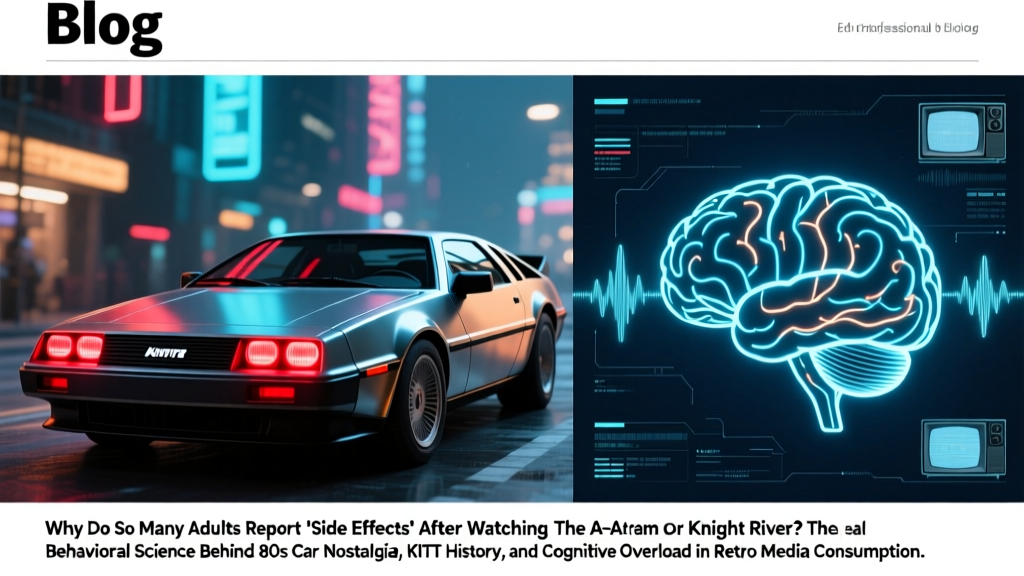 Why Do So Many Adults Report 'Side Effects' After Watching The A-Team or Knight Rider? The Real Behavioral Science Behind 80s Car Nostalgia, KITT History, and Cognitive Overload in Retro Media Consumption