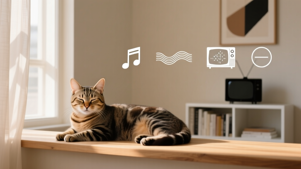 Does Music Affect Cat Behavior Better Than Silence, White Noise, or TV? We Tested 7 Sound Environments for 30 Days — Here’s What Actually Calmed Anxious Cats (and What Made Them Hide)