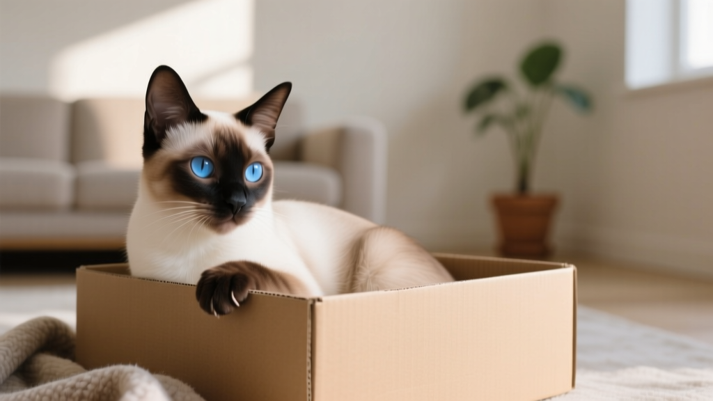 What Is Cat Nesting Behavior Siamese? Why Your Siamese Kneads Blankets, Burrows in Boxes, and Sleeps in Odd Spots (And When It Signals Stress or Illness)